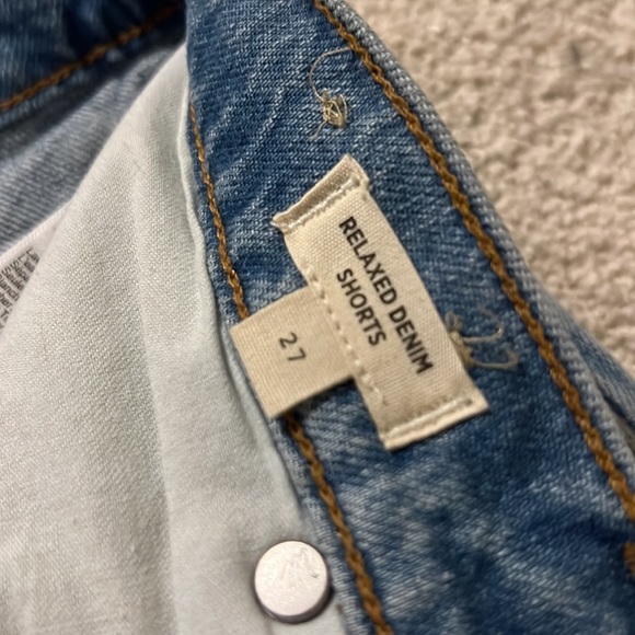 MADEWELL denim shorts with side slit - Picture 5 of 7